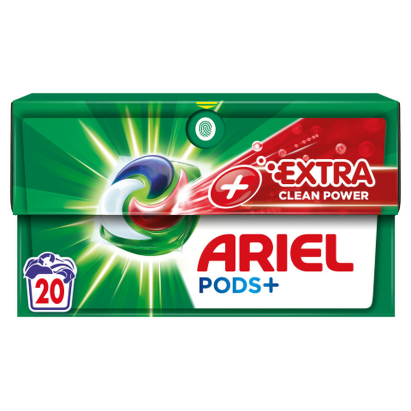 Geelkapslid Ariel Extra Clean 20tk