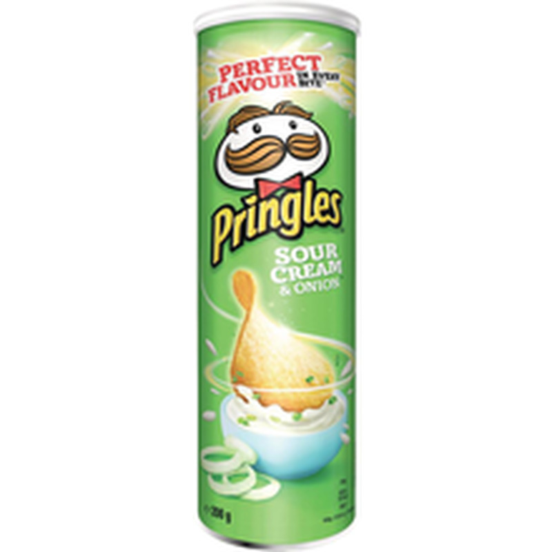 Hapukoore- ja sibulamaitselised kartulikrõpsud, PRINGLES, 200 g