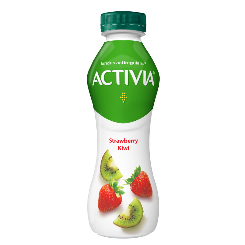 Joogijogurt maasika-kiivi, ACTIVIA, 300 g