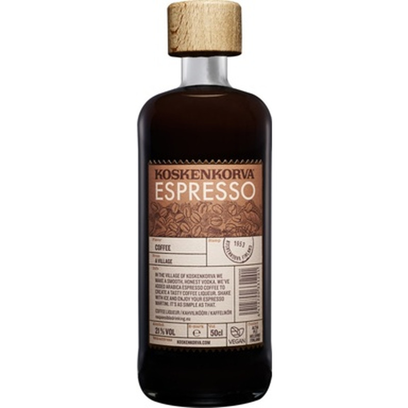 KOSKENKORVA Liqueur Espresso Coffee 21% 50cl