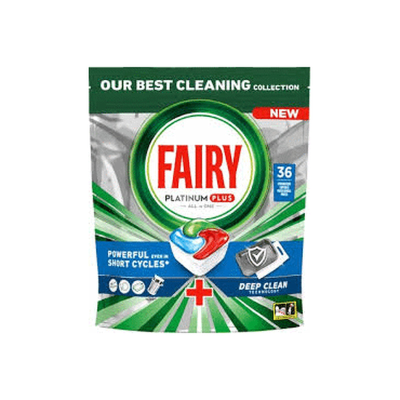 Kapslid FAIRY Platinum+ Deep Clean 36tk