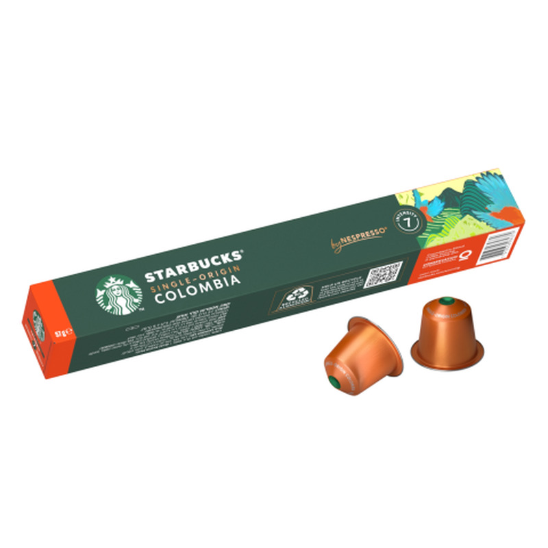 Kohvikapslid Starbucks Columbia 10tk, 57g