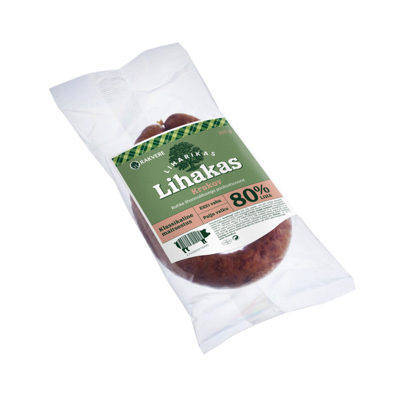 Lihakas Krakovi vorst, RAKVERE LK, 300 g