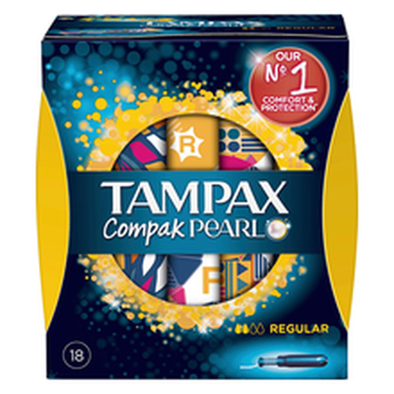 Tampax Compak Pearl Regular tampoonid 18 tk