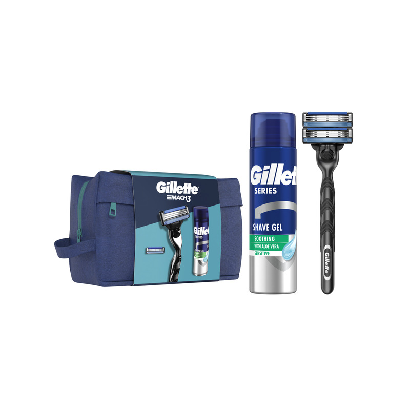 Kinkekomplekt Mach3 reisikotiga, GILLETTE, 1 kmpl