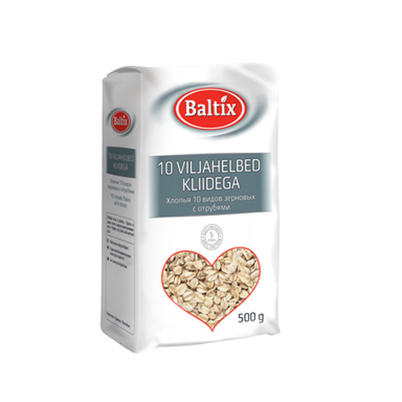 10-viljahelbed kliidega, BALTIX, 500 g