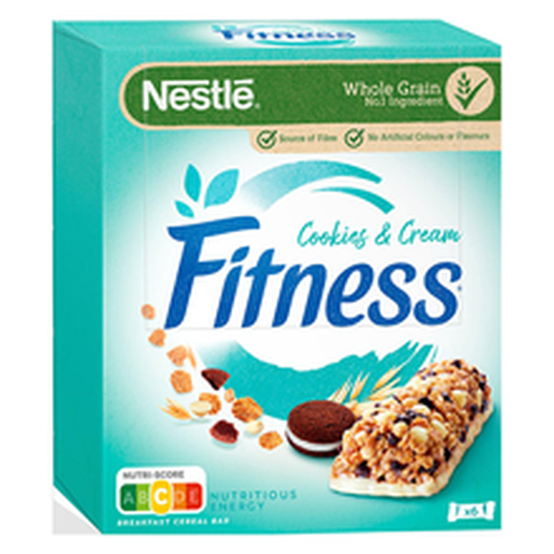 Nestlé fitness 23.5g cookies & cream teraviljabatoon