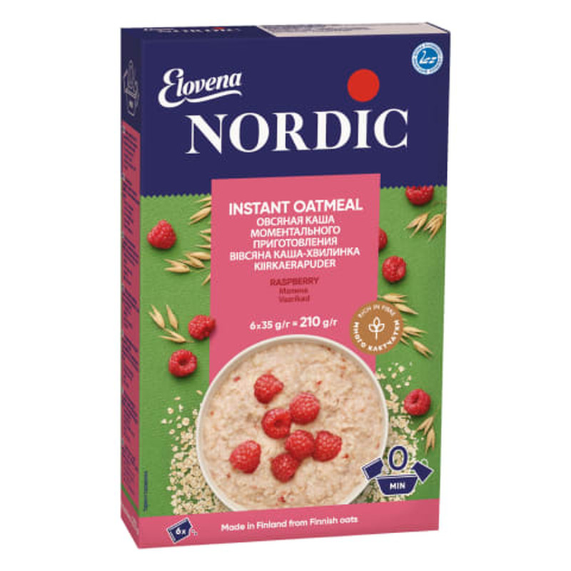 Kiirkaerapuder vaarikatega, NORDIC, 6 * 35 g