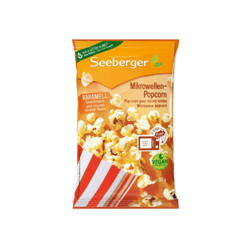 Mikropopkorn karamellimaits.SEEBERGER90g