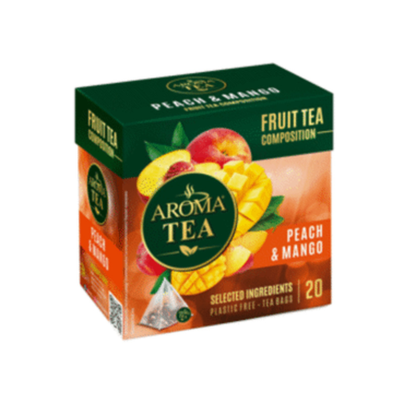 Puuv.tee AROMA TEA virsik&mango,pür20x2g