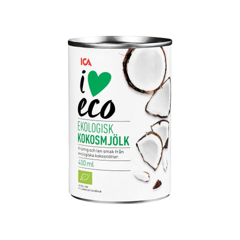 Ökoloogiline kookosjook I LOVE ECO, 400 ml