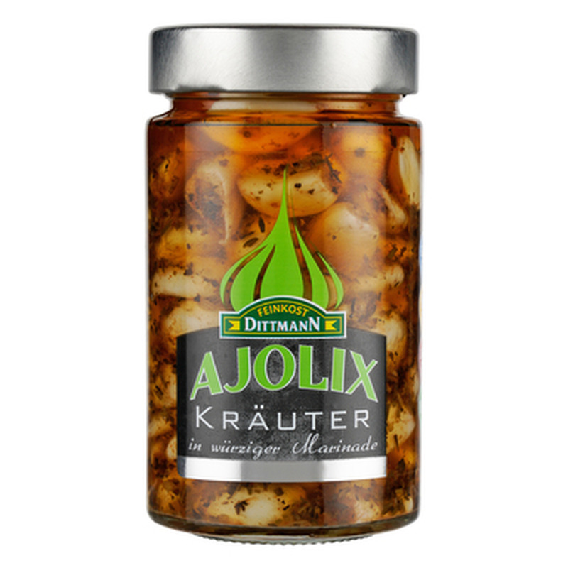 DITTMANN Ajolix küüslauguküüned ürdimar. 230g (klaas)