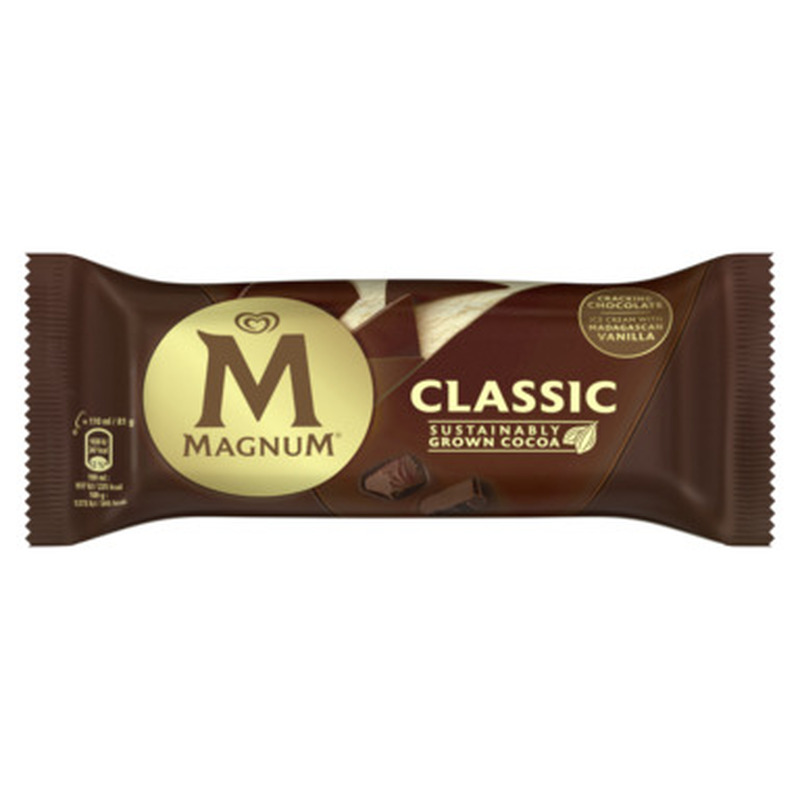 Vanillijäätis Classic, MAGNUM, 81 g