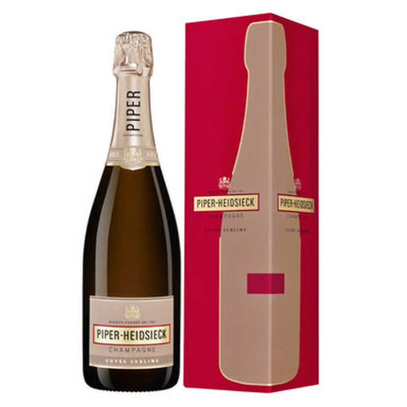 PIPER-HEIDSIECK Champ. Cuvee Sublime 12% 75cl (poolkuiv, karbis