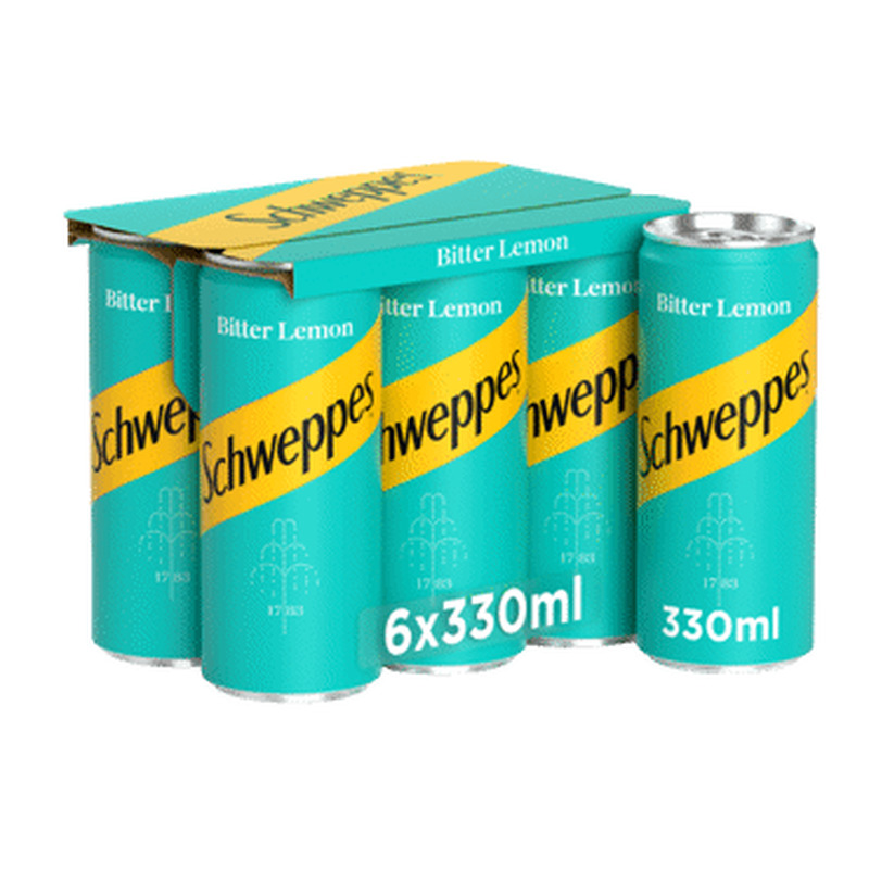 Toonik SCHWEPPES Bitter Lemon 6x330ml