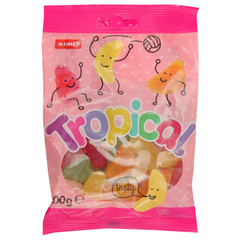 Kummikomm Tropical mix 100g