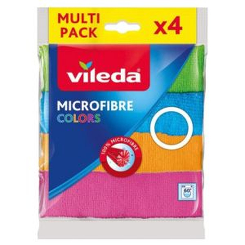 Mikrofiiber lapid, VILEDA, 4 tk