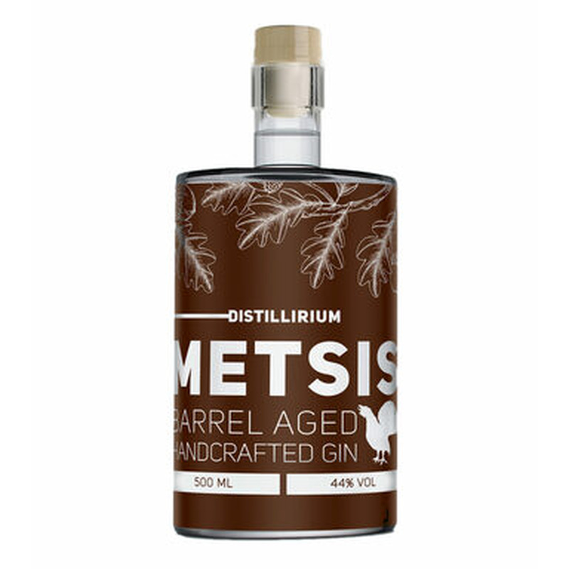 METSIS Barrel Aged Handcrafted Gin 44% 50cl