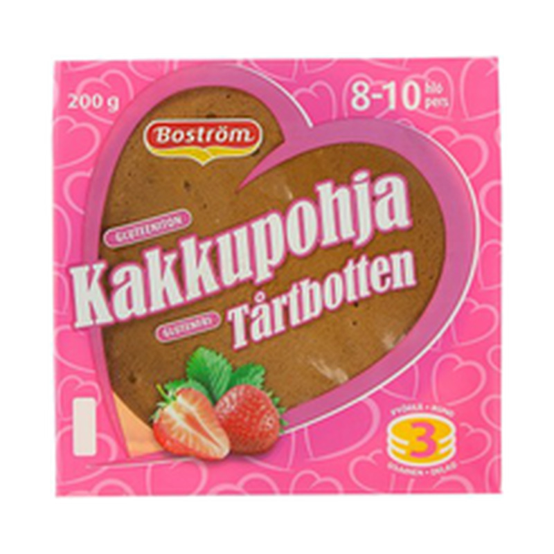 Tordipõhi gluteenivaba 3 tk, 200 g