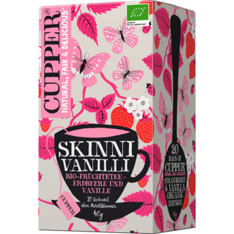 CUPPER Skinni Vanilli taimetee 20x2g (ümbrikus)