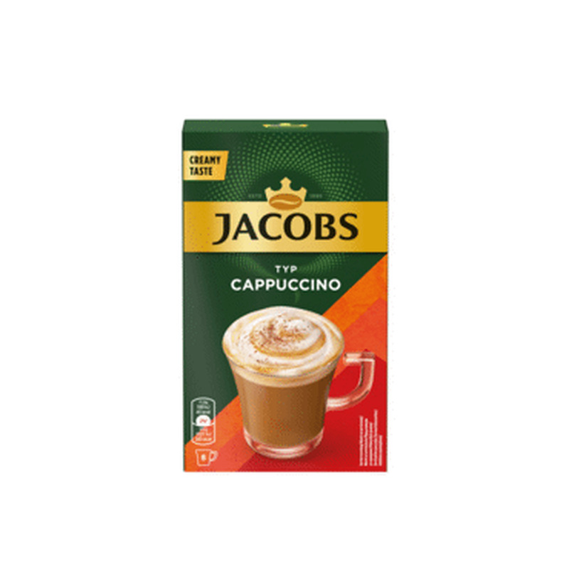 Lah.kohvijook Cappuccino JACOBS,8x11.6g