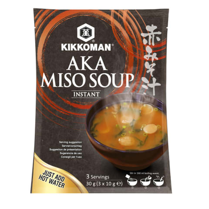 Kiirsupp Kikkoman Aka Miso 3x10g