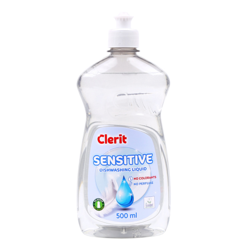 Nõudepesuvahend Clerit Sensitive 500 ml