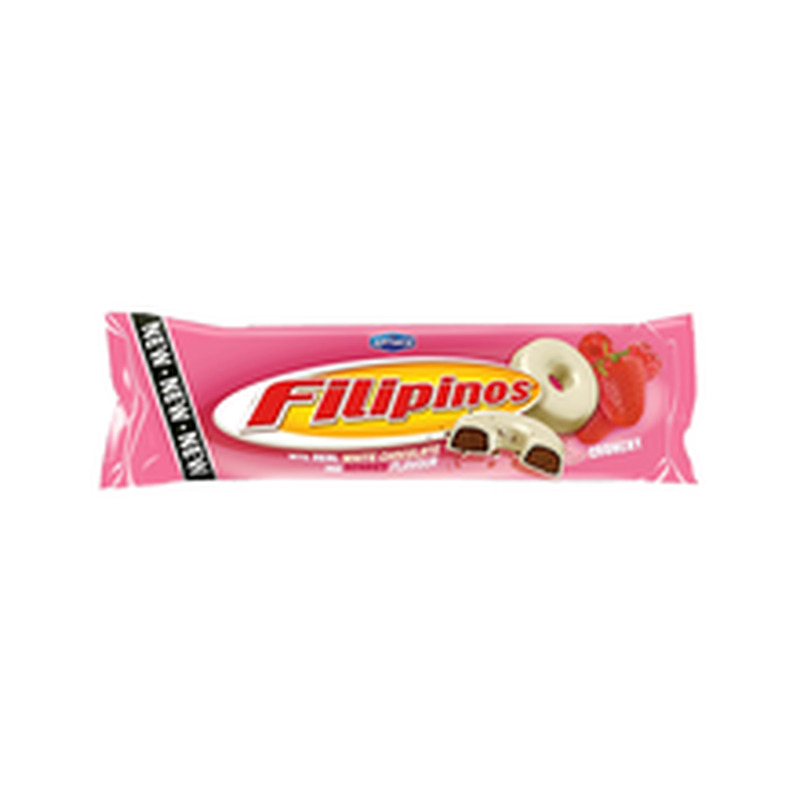 Filipinos white chocolate and berries flavour küpsis 128 g