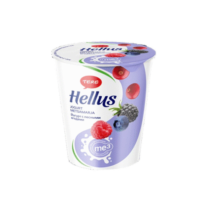 Jogurt TERE Hellus metsamarjadega, 350g