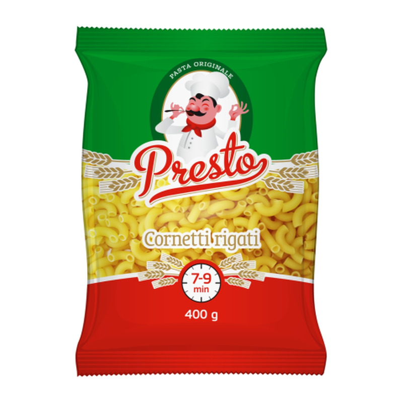 Makaronid Cornetti Presto 400g