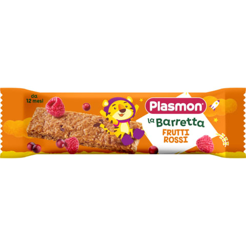 Kaerabatoon punaste marjadega Plasmon gluteenivaba 12+ 20g