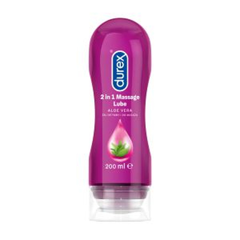 Libesti +massaazigeel Aloe Vera 2in1, DUREX, 200 ml