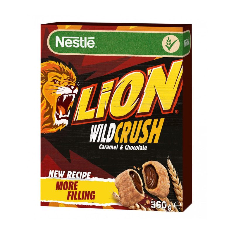 KAST 16tk! Nestlé LION® WILDCRUSH 360g