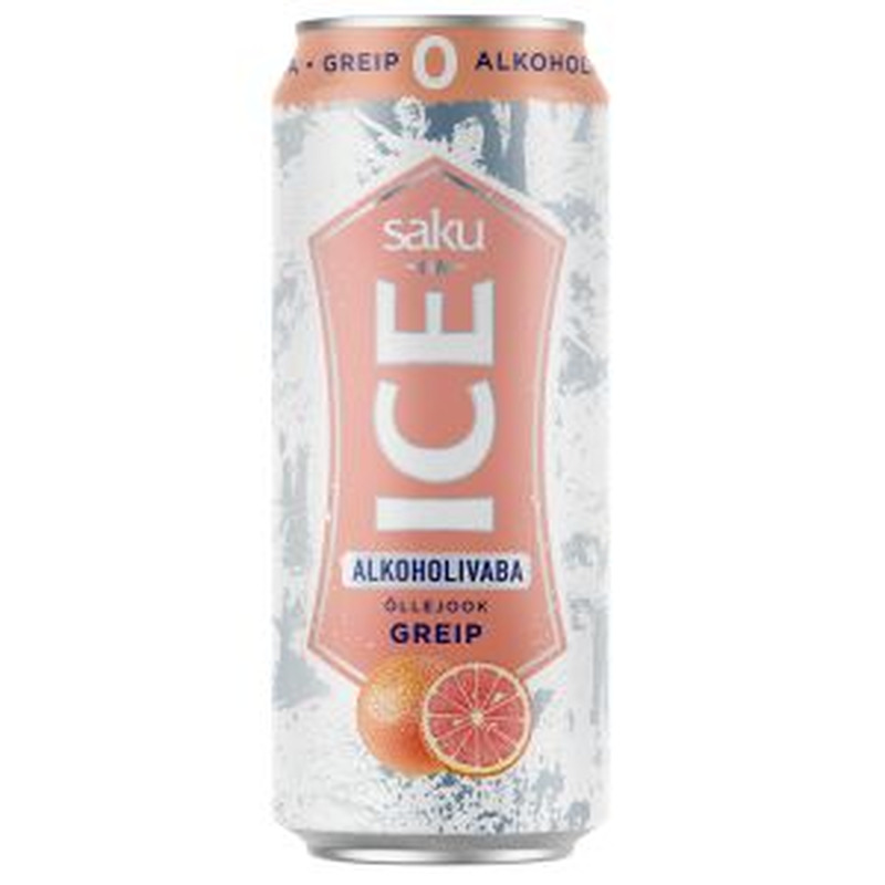 Alkoholivaba õlu Greip, SAKU ON ICE, 500 ml