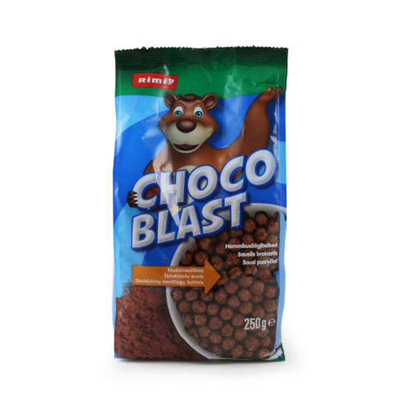 Teraviljapallid šokolaadimaitselised Rimi Choco blast 250g