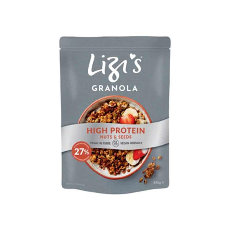 Müsli kõrge proteiini sisaldusega, LIZI'S GRANOLA, 350 g