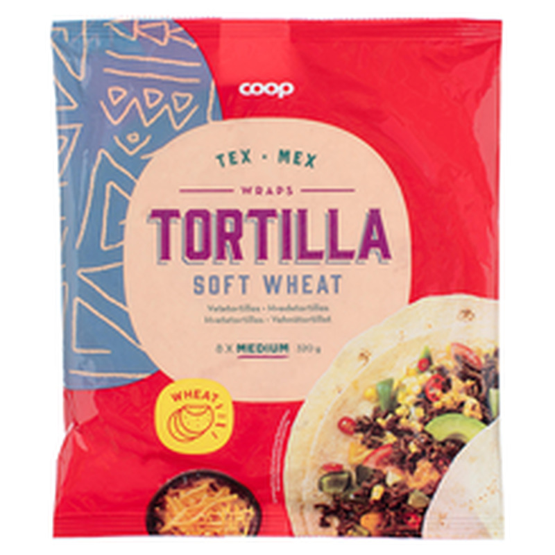 Tex Mex Tortilla Wrapid 320 g 8 tk