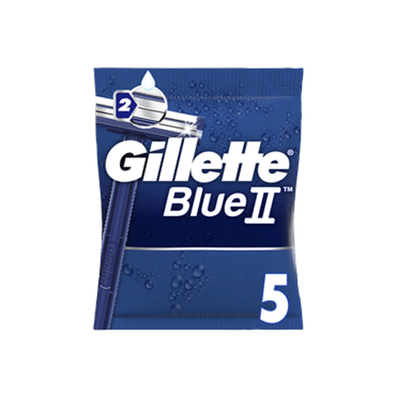 Raseerija Blue II, GILLETTE, 5 tk