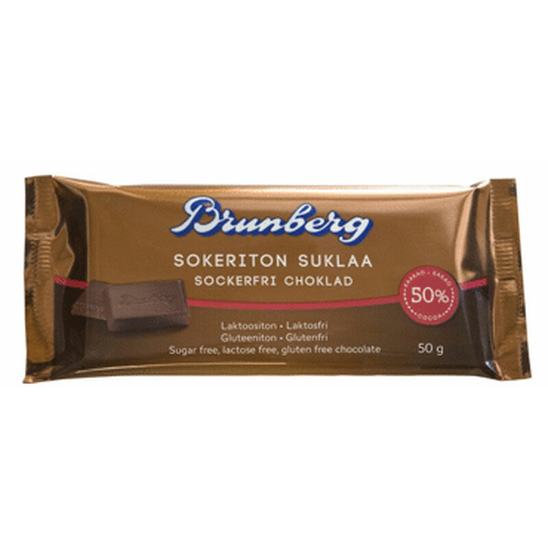 Suhkru-laktoosivaba tume šok.BRUNBERG50g