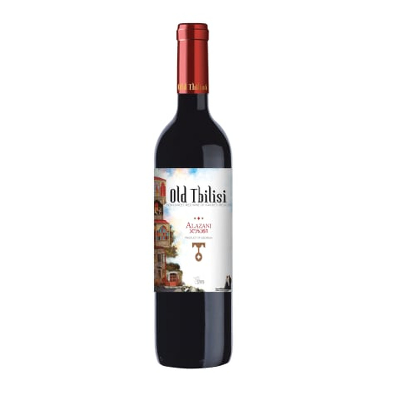 Geograafilise tähisega vein Old Tbilisi Alazani red 0,75l