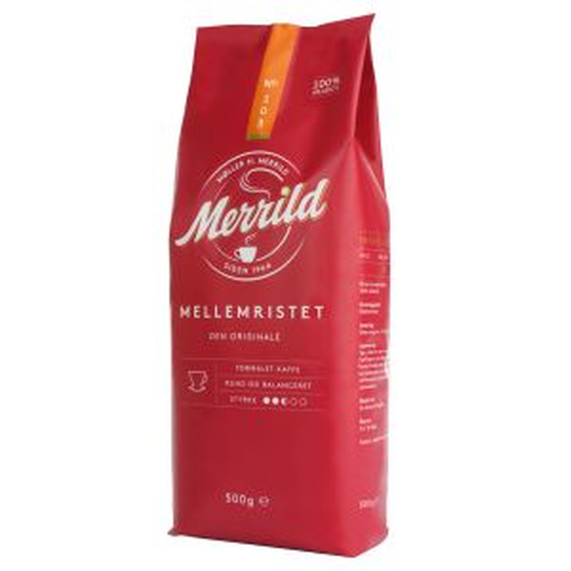 Filtrikohv 103 Mellemristet, MERRILD, 500 g