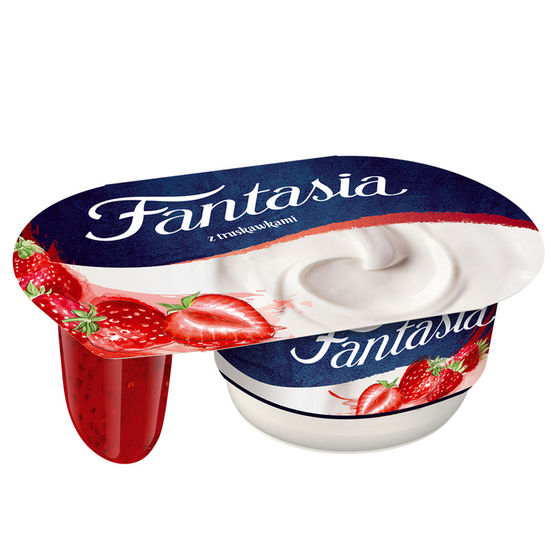 Jogurt maasikalisandiga, FANTASIA, 118 g