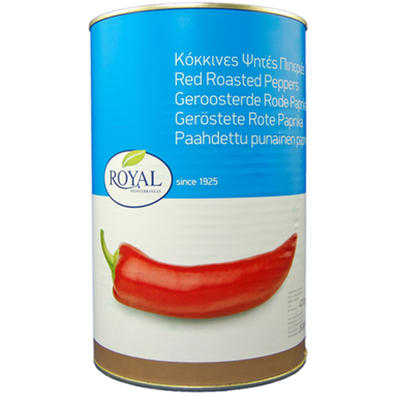 ROYAL Röstitud kooreta punane paprika marinaadis 4,2kg