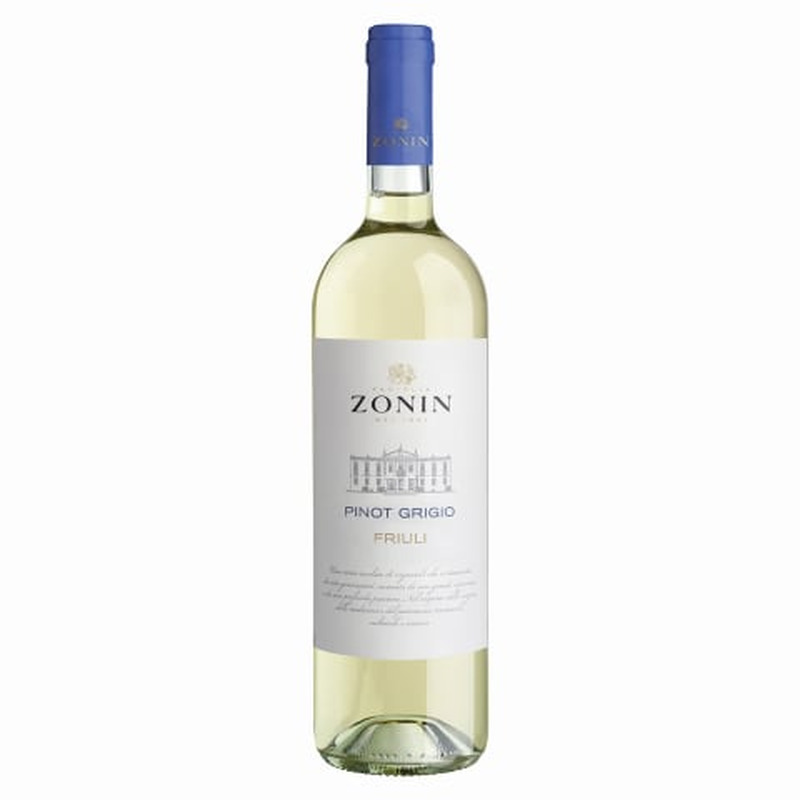 Kaitstud päritolunimetusega vein Zonin Pinot Grigio 2014 12%vol 0,75l