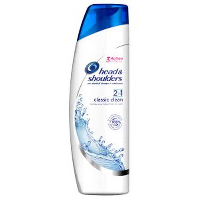 Šampoon Classic Clean 2in1, HEAD&SHOULDERS, 225 ml