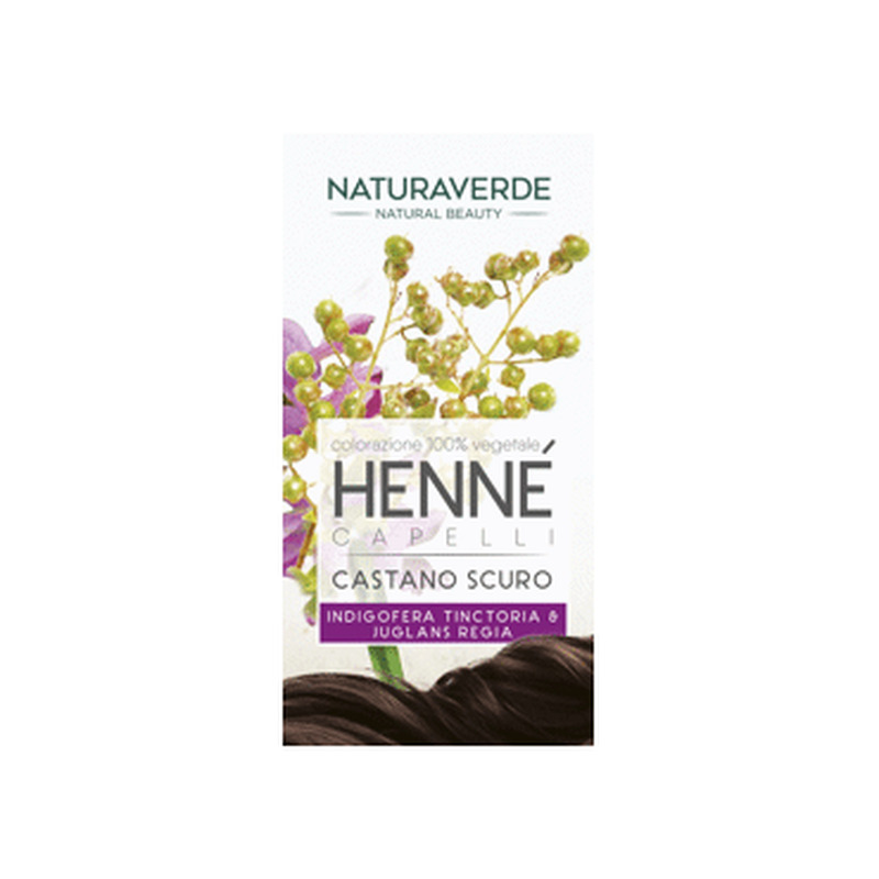 Juuksevärv henna NATURAVERDE tumepr.100g