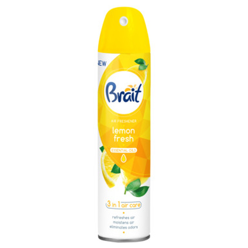 BRAIT 3 in1 Õhuvärskendaja Lemon 300ml