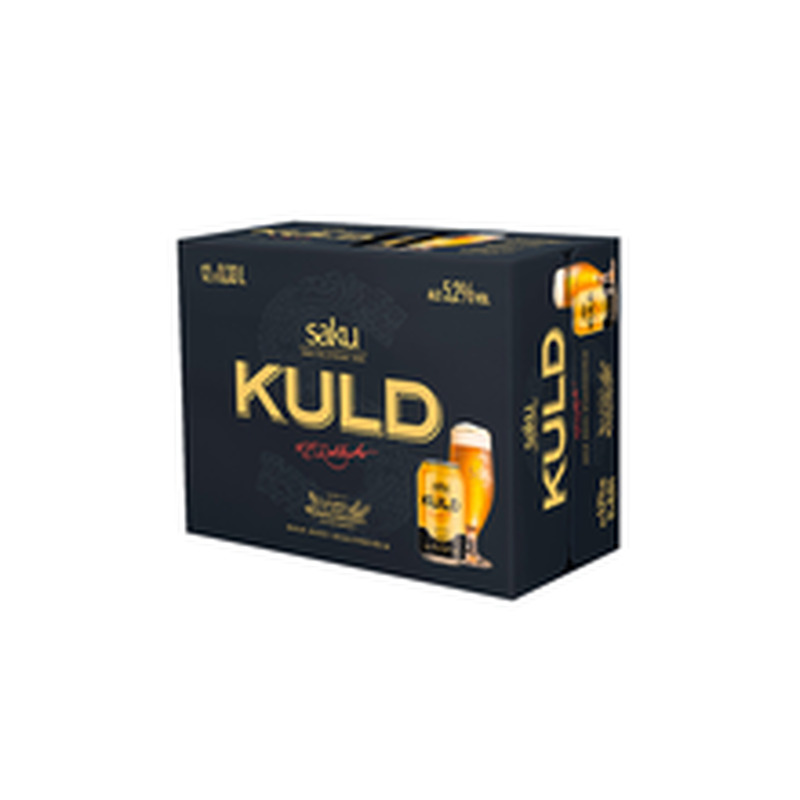 Õlu Kuld 12-pakk, SAKU, 12 x 330 ml