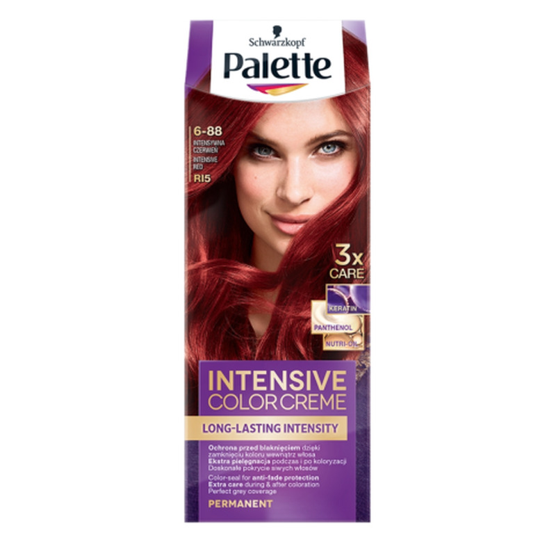 Juuksevärvipalett Intensive Color Creme 6-88 intensiivne punane (RI5)