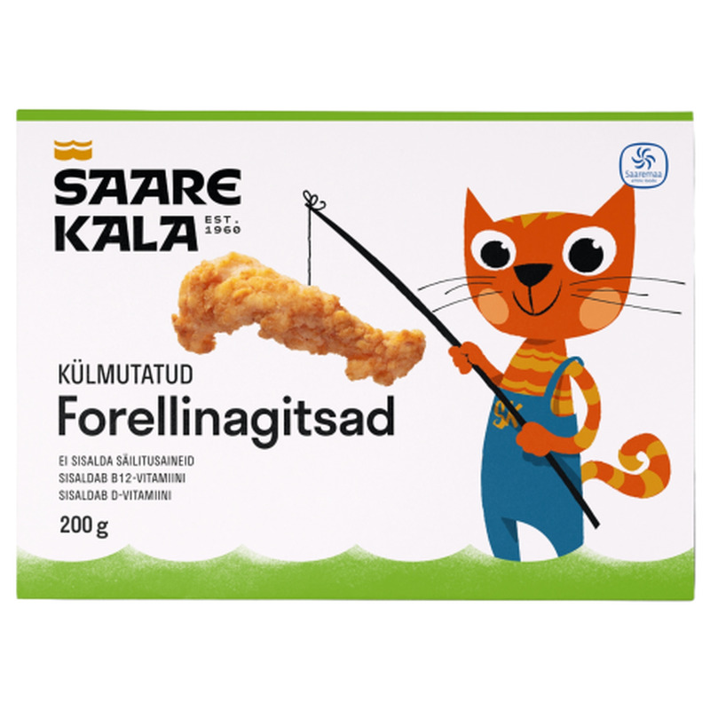 Forellinagitsad, külmutatud Saare Kala 200g